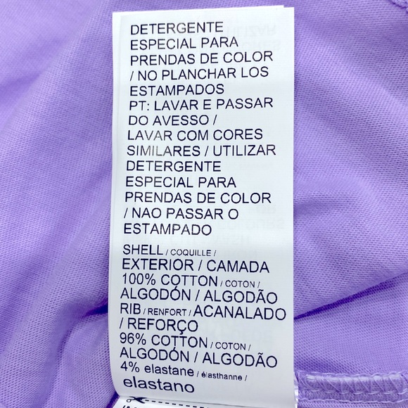 NWT Puma Ultra Boyfriend Light Lavender -Hazy Cotton Tee with Logo !! - Picture 6 of 7